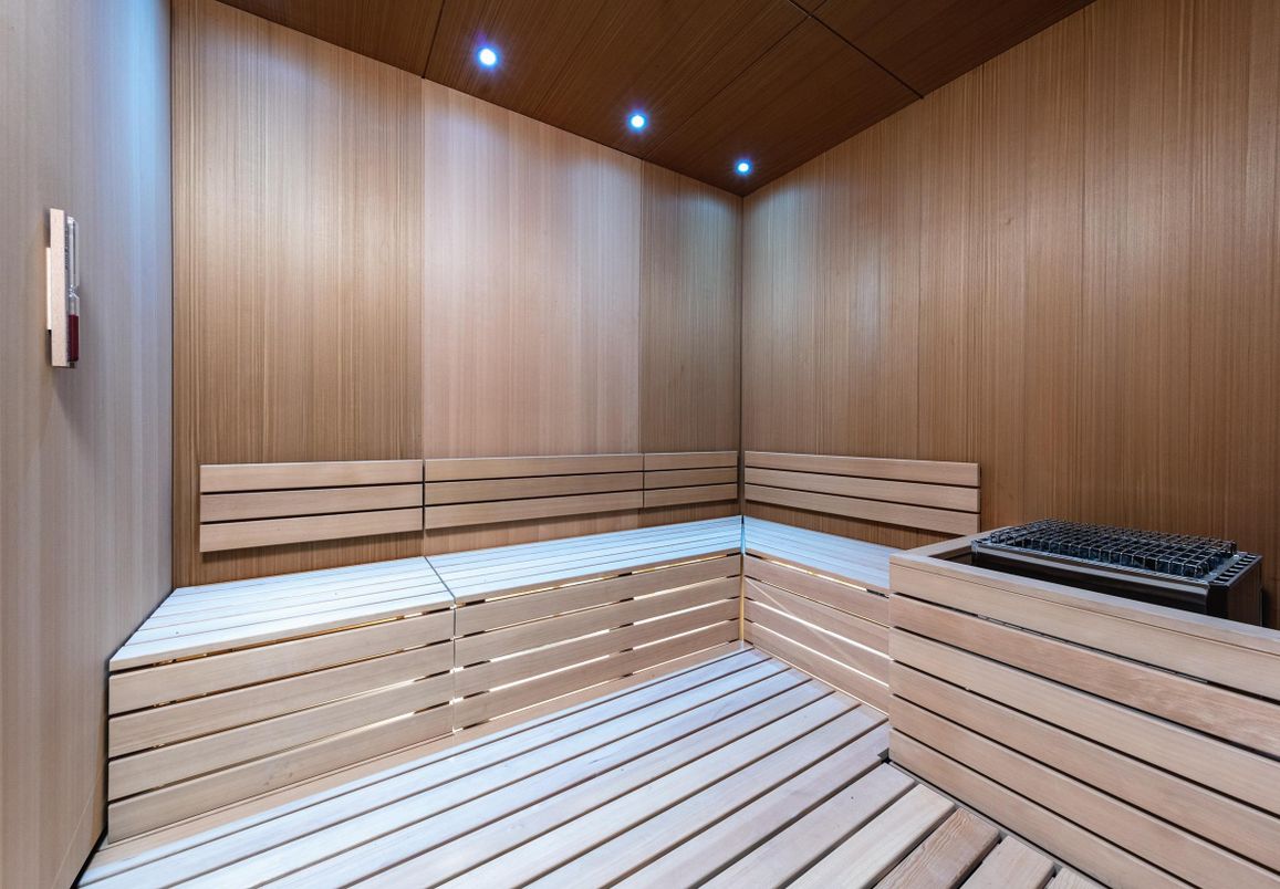Interior, Recessed Lighting, Sauna Room