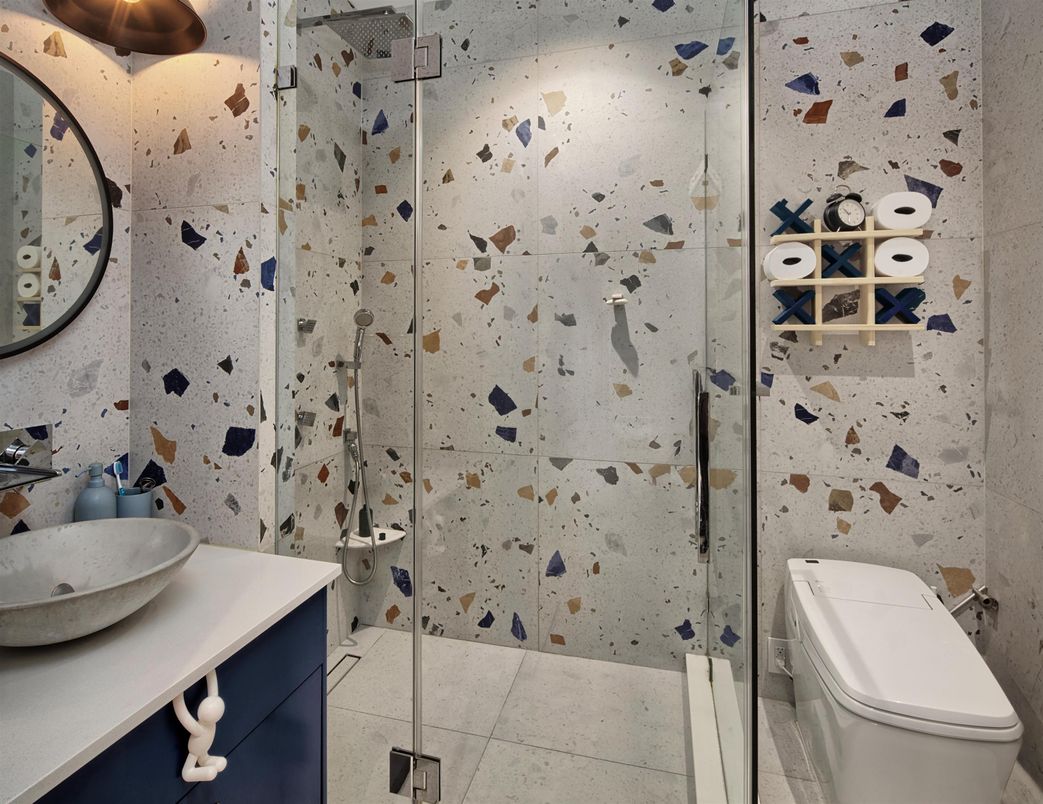 Bathroom, Glass Shower, Interior
