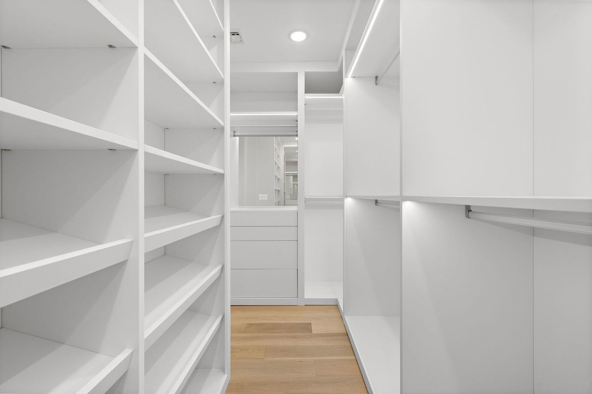 Interior, Recessed Lighting, Walk-in Closets, Wood Texture Flooring