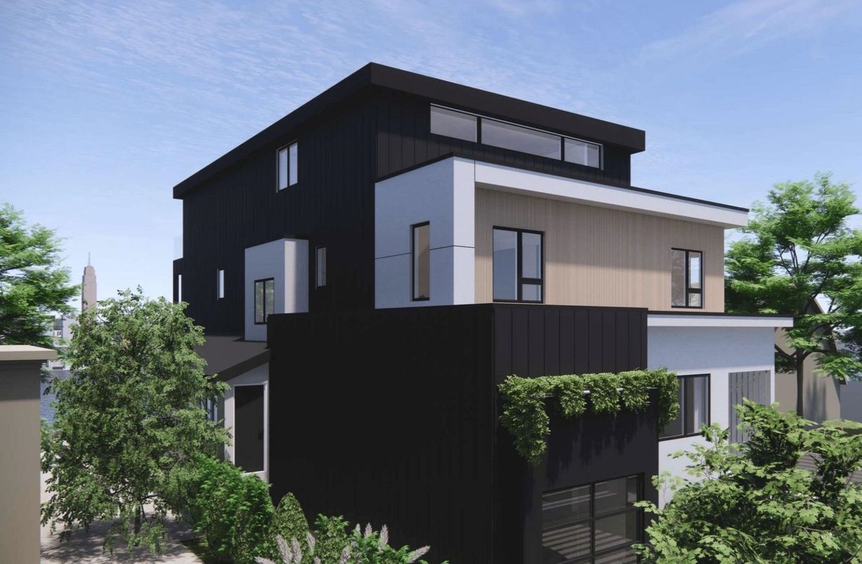 Exterior, Facade, Modern