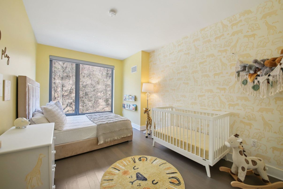 Bedroom, Interior, Wood Texture Flooring