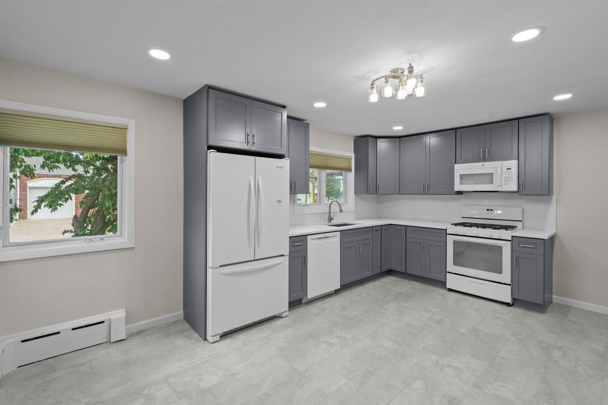 Interior, Kitchen, Recessed Lighting, Stainless Steel Appliances