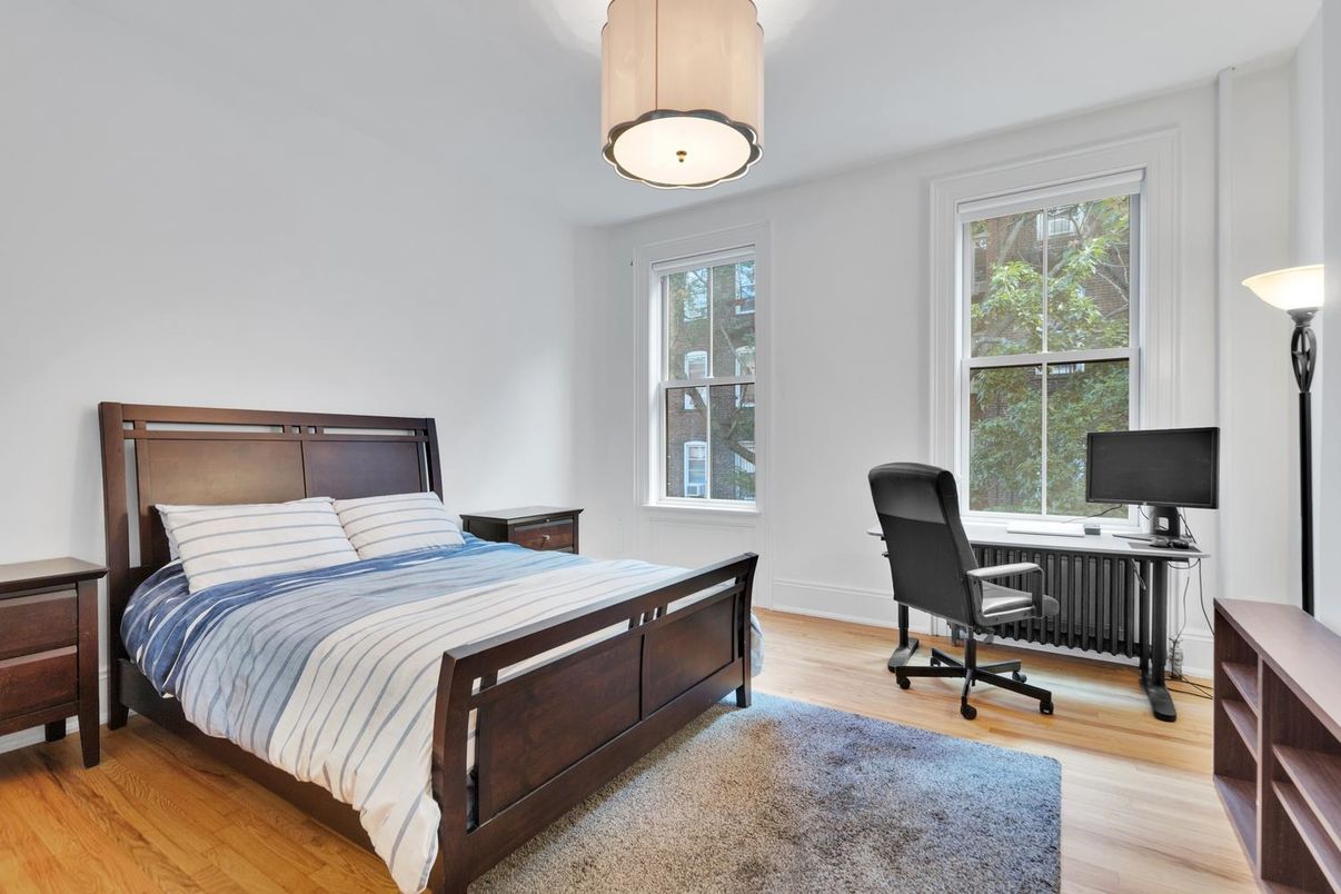 Bedroom, Home Office, Interior, Wood Texture Flooring
