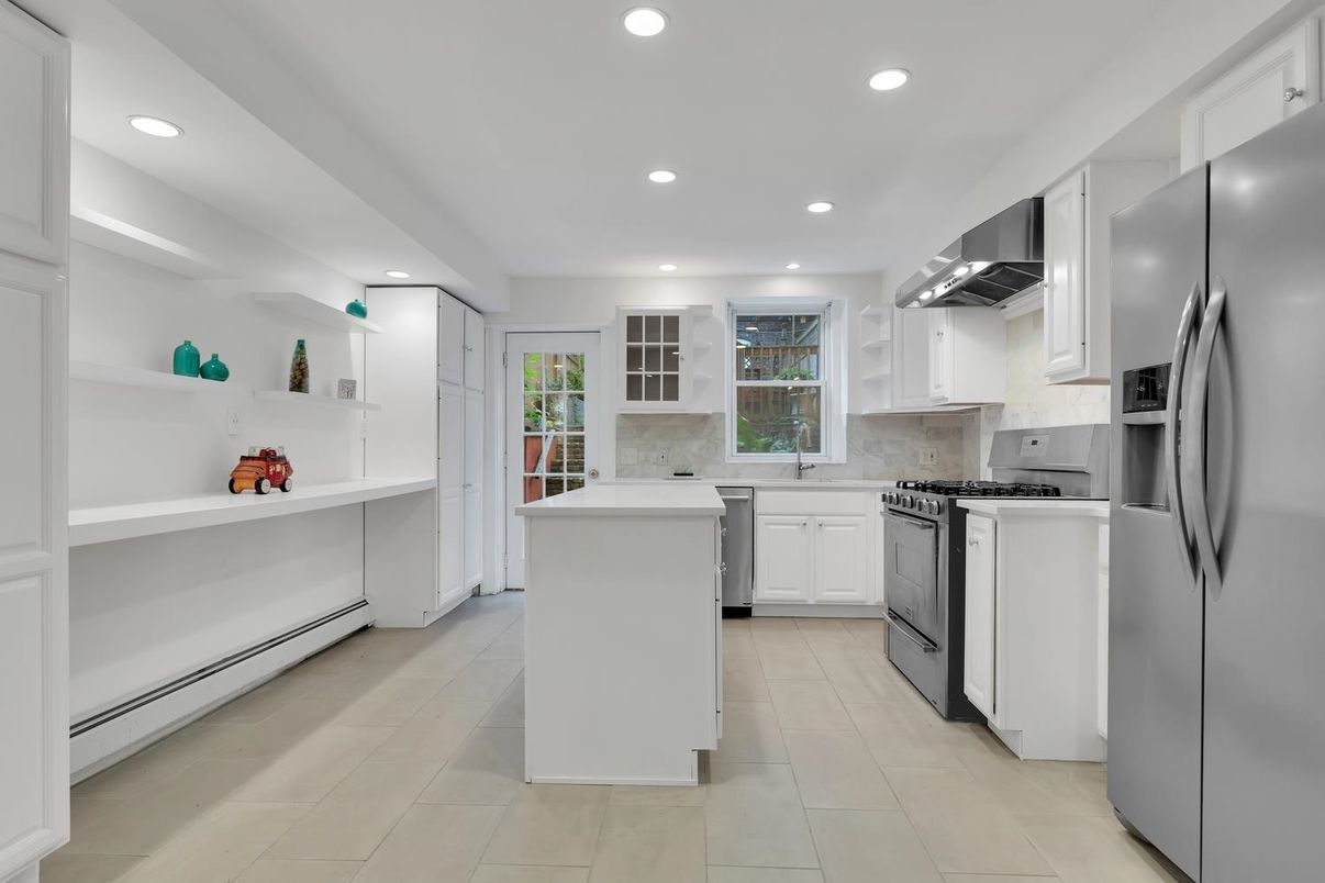 Interior, Kitchen, Recessed Lighting, Stainless Steel Appliances