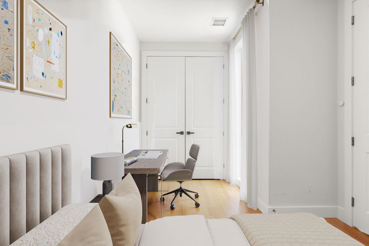 Home Office, Interior, Wood Texture Flooring