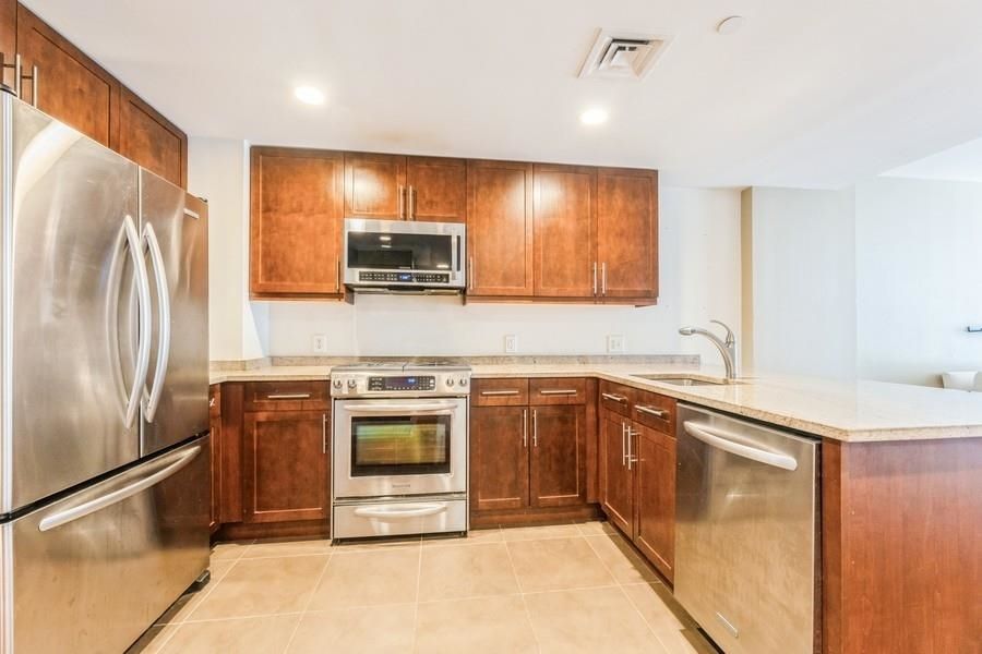 Interior, Kitchen, Recessed Lighting, Stainless Steel Appliances