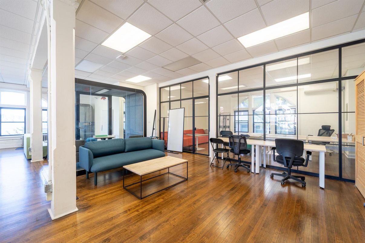 Home Office, Interior, Living room, Recessed Lighting, Wood Texture Flooring