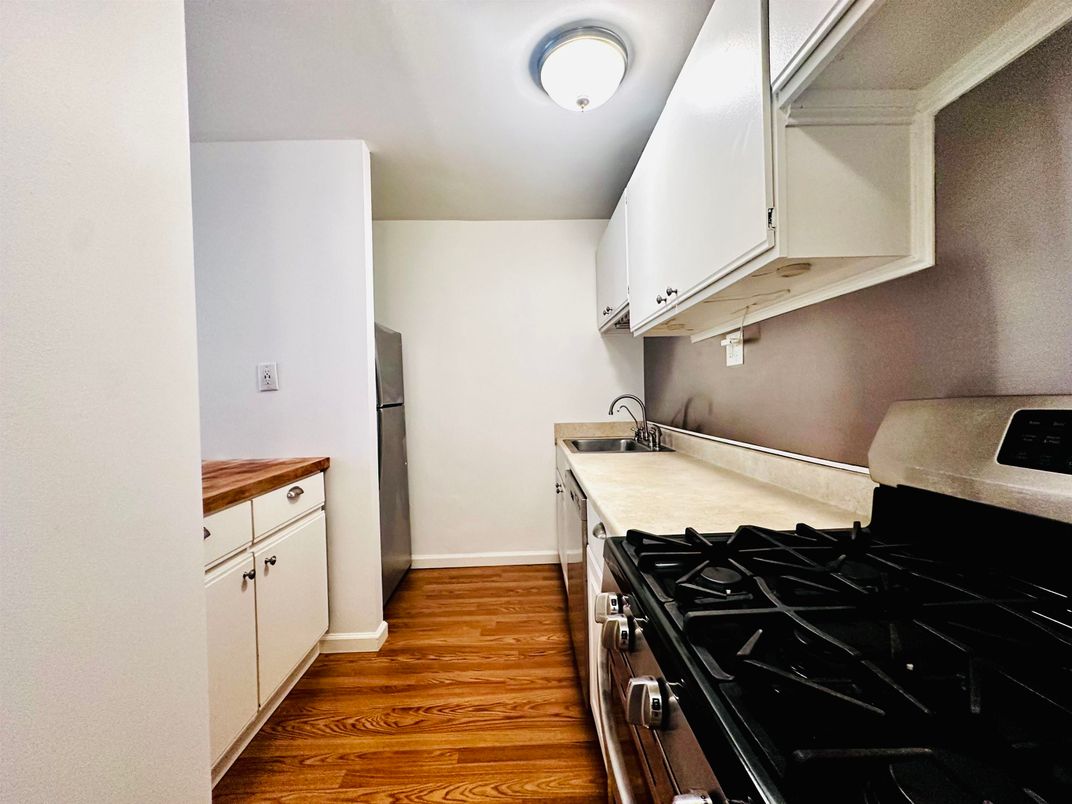 Interior, Kitchen, Wood Texture Flooring