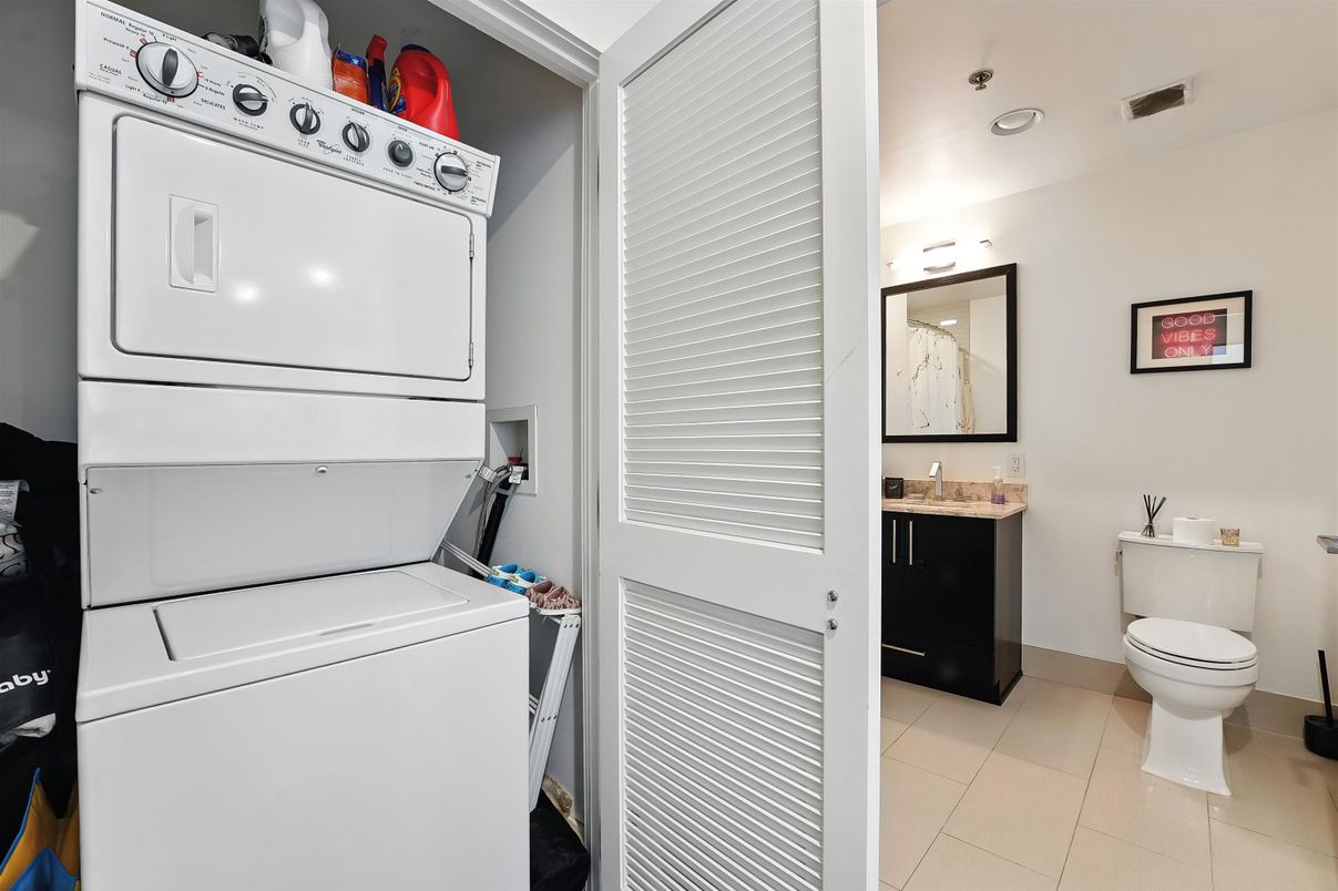 Bathroom, Interior, Utility Closets, Washer