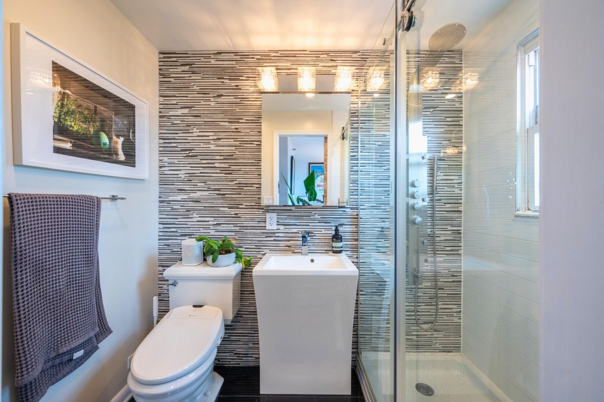 Bathroom, Glass Shower, Interior