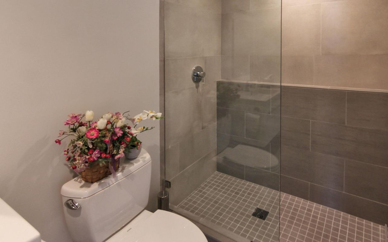 Bathroom, Glass Shower, Interior