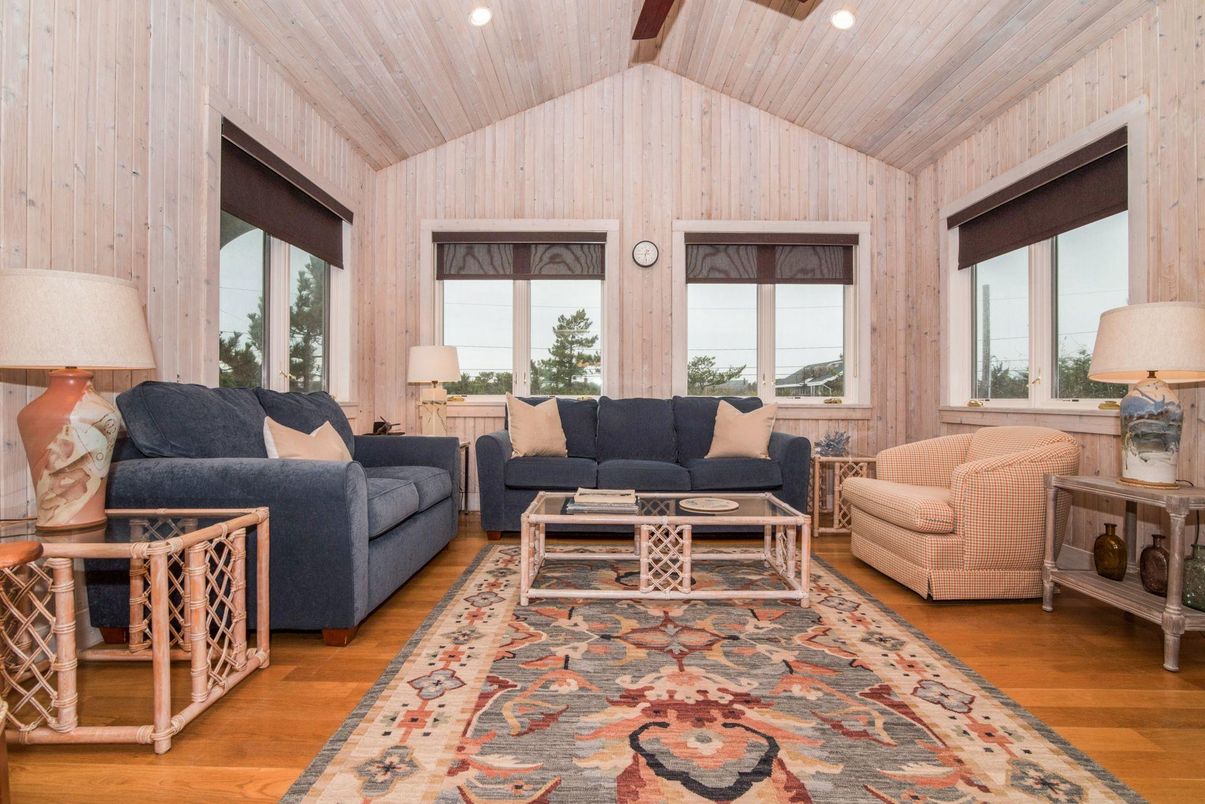 Interior, Living room, Recessed Lighting, Wooden Ceilings, Wood Texture Flooring, Wooden Walls