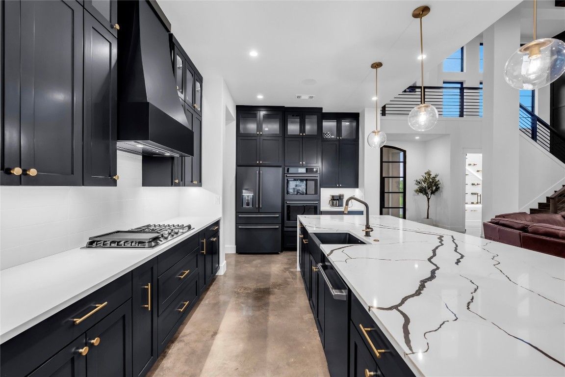 Interior, Kitchen, Pendant Lights, Recessed Lighting