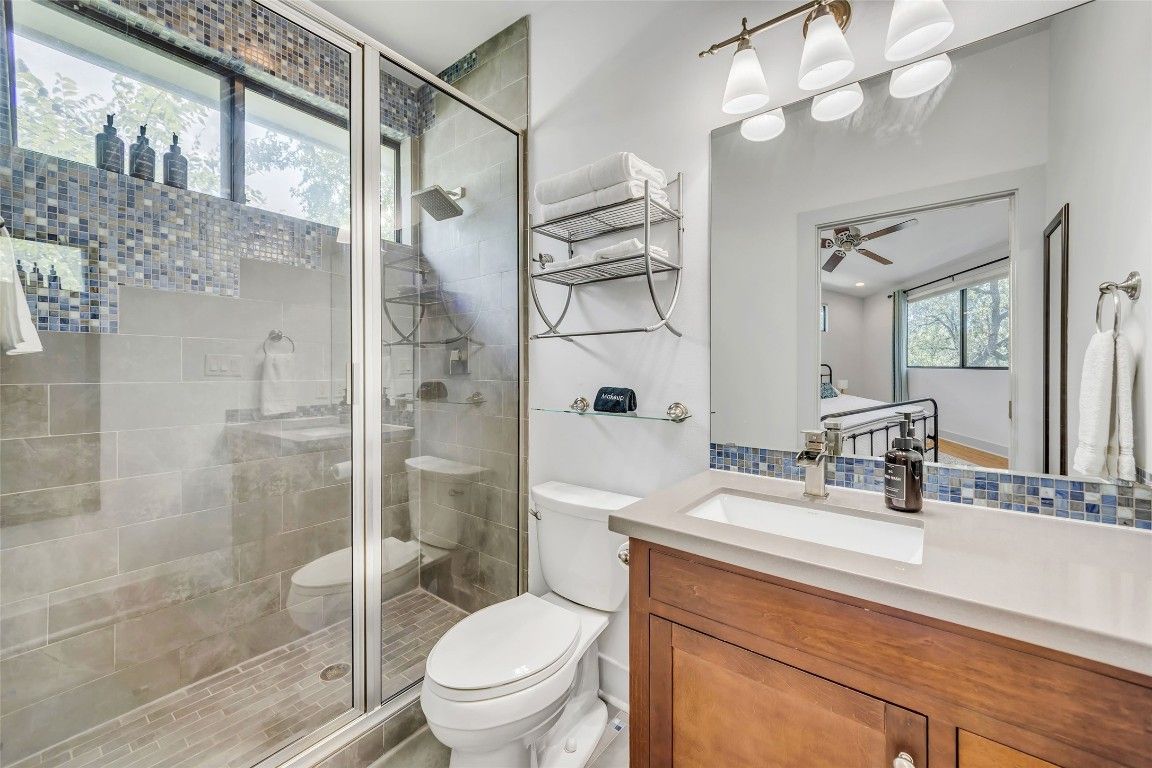 Bathroom, Glass Shower, Interior