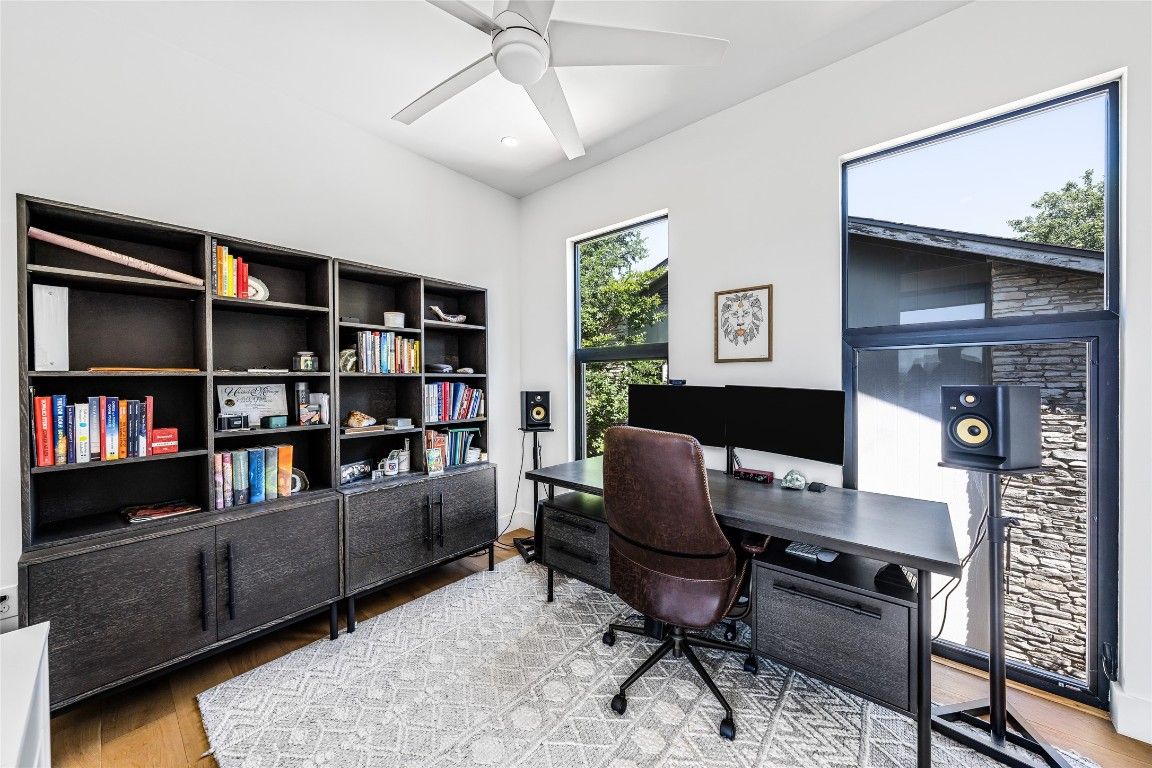 Home Office, Interior, Wood Texture Flooring