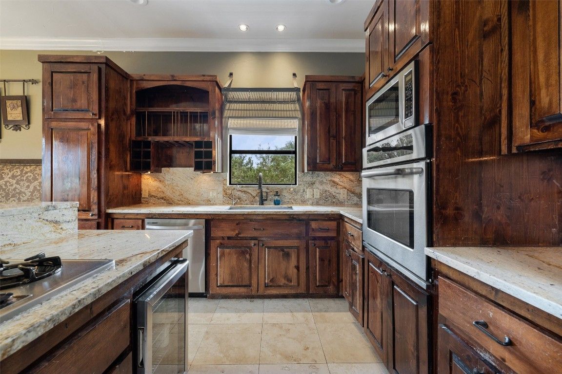 Interior, Kitchen, Recessed Lighting, Stainless Steel Appliances