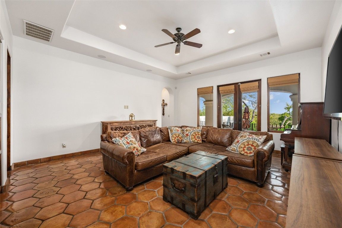 Interior, Living room, Recessed Lighting