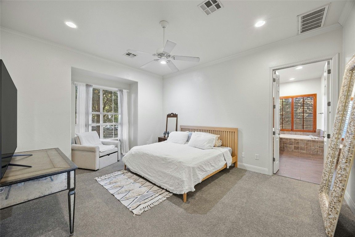 Bedroom, Interior, Recessed Lighting