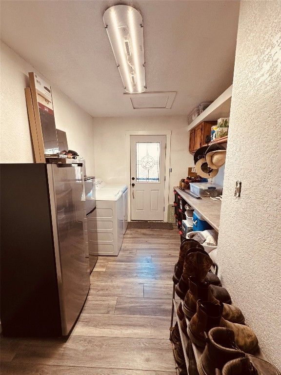 Interior, Kitchen, Wood Texture Flooring