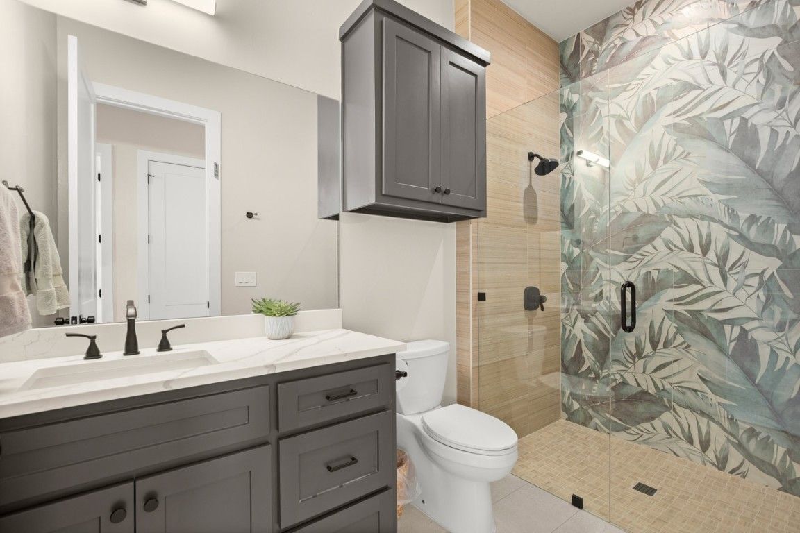 Bathroom, Glass Shower, Interior