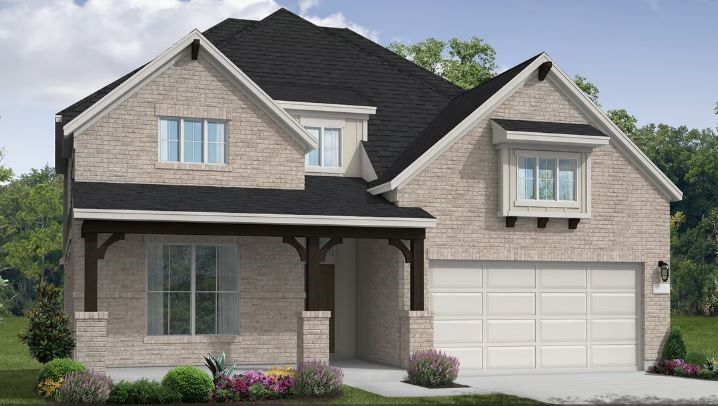 Attached, Exterior, Facade, Brick Facade, Brick Traditional