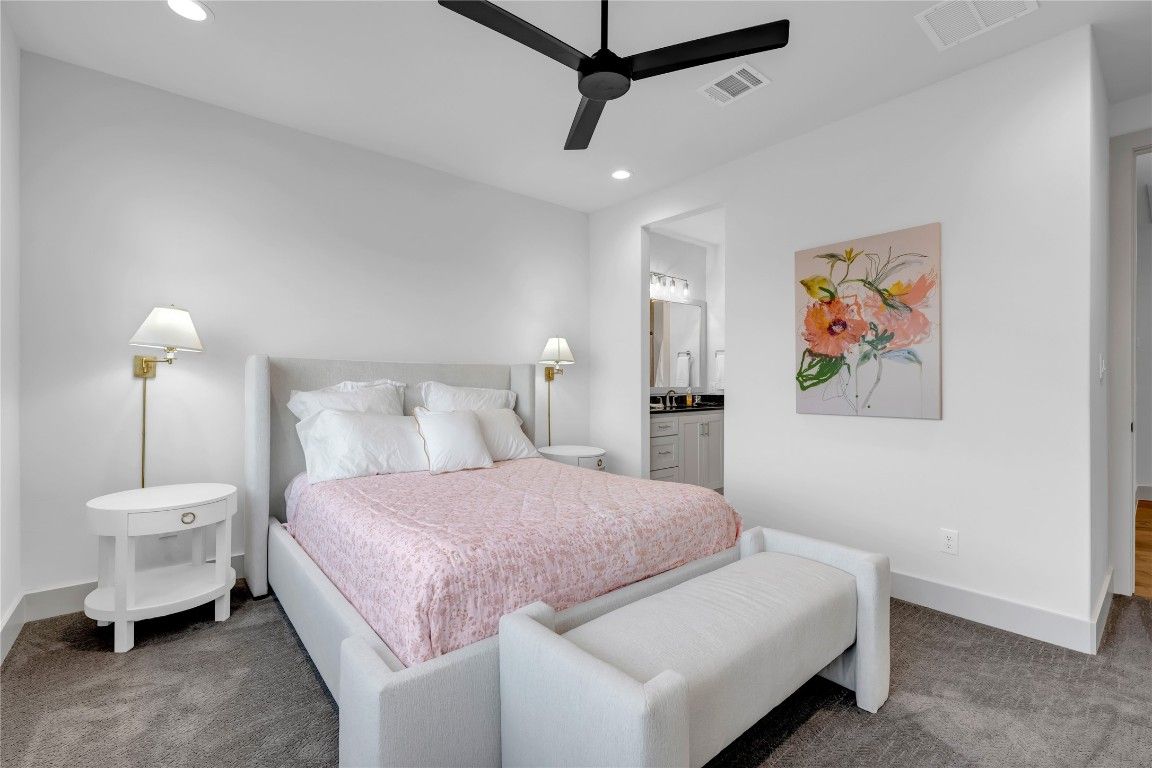 Bedroom, Interior, Recessed Lighting