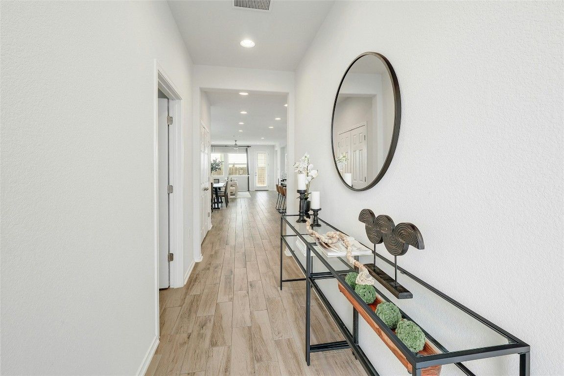 Interior, Recessed Lighting, Wood Texture Flooring