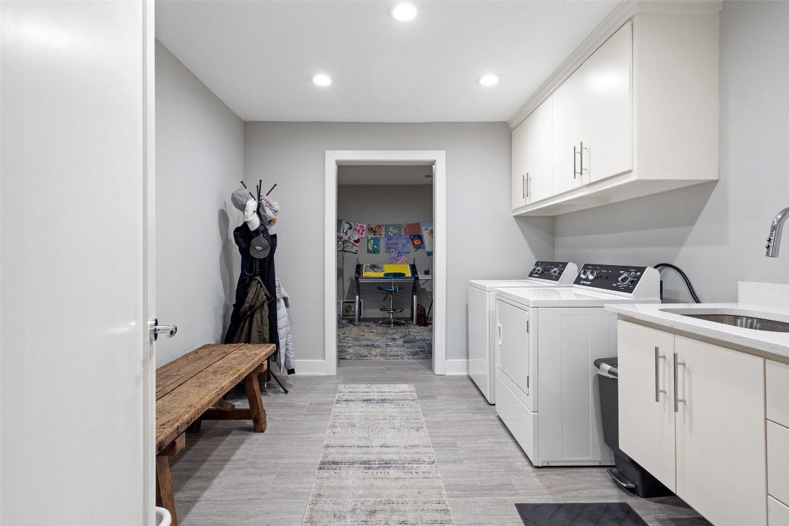 Interior, Recessed Lighting, Washer