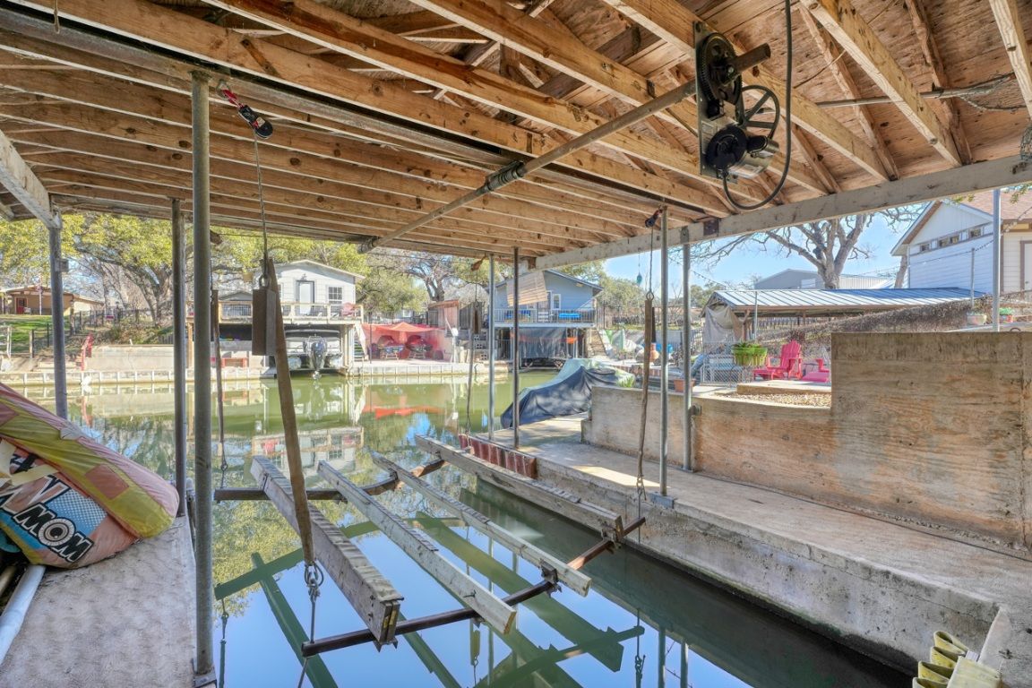 Exterior, Water, Wooden Beams