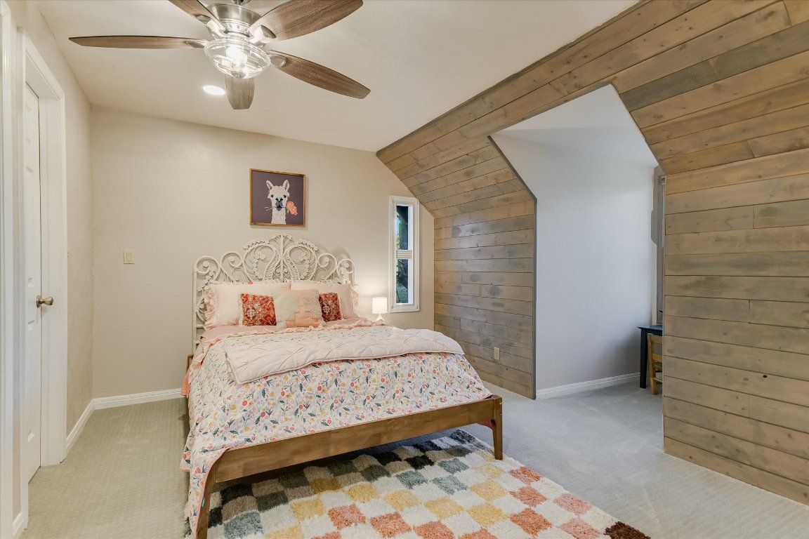 Bedroom, Interior, Wooden Walls