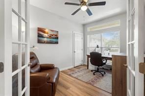 Home Office, Interior, Wood Texture Flooring