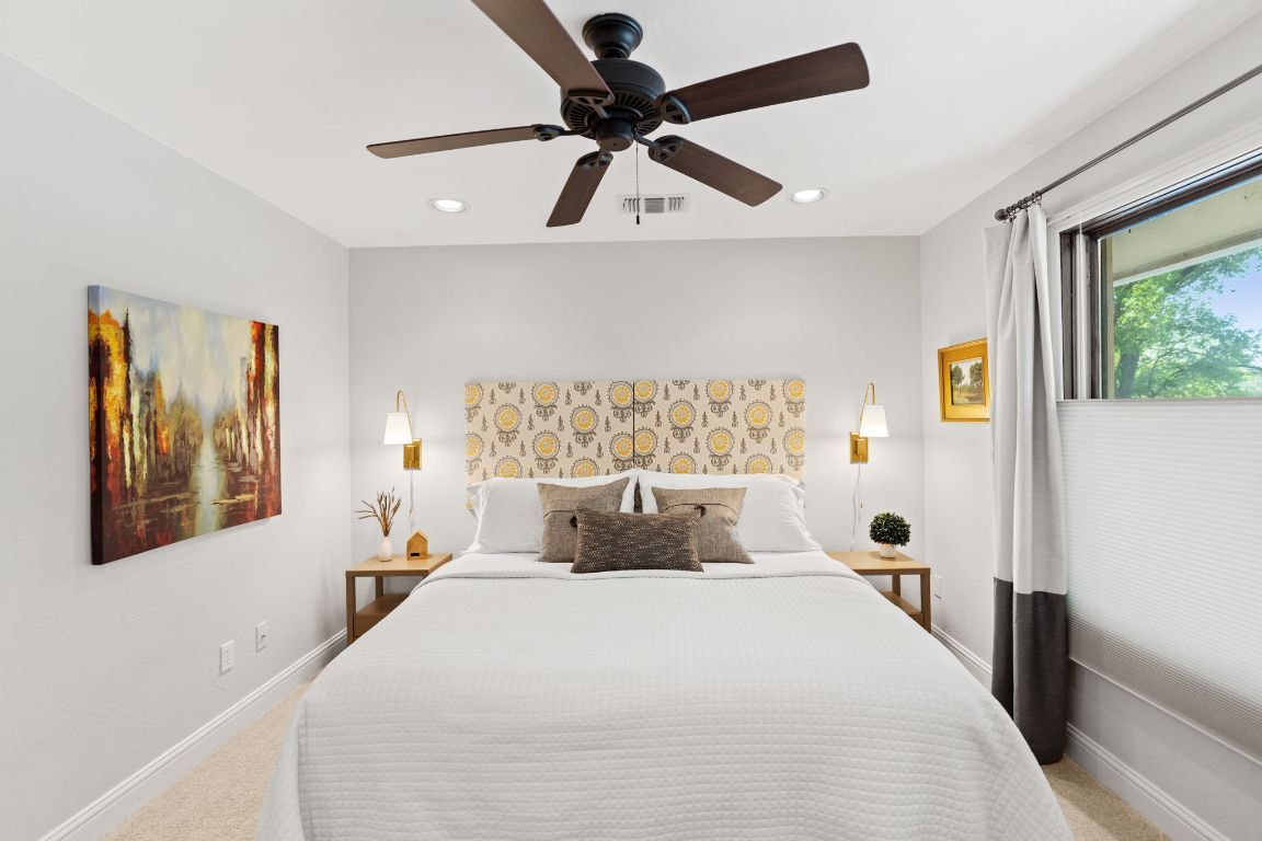 Bedroom, Interior, Recessed Lighting