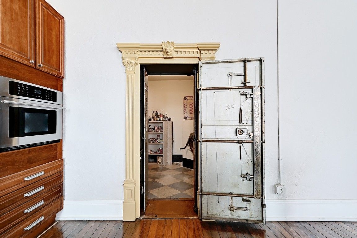 Interior, Kitchen, Wood Texture Flooring