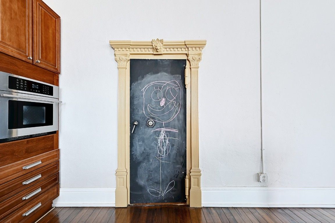 Interior, Kitchen, Wood Texture Flooring