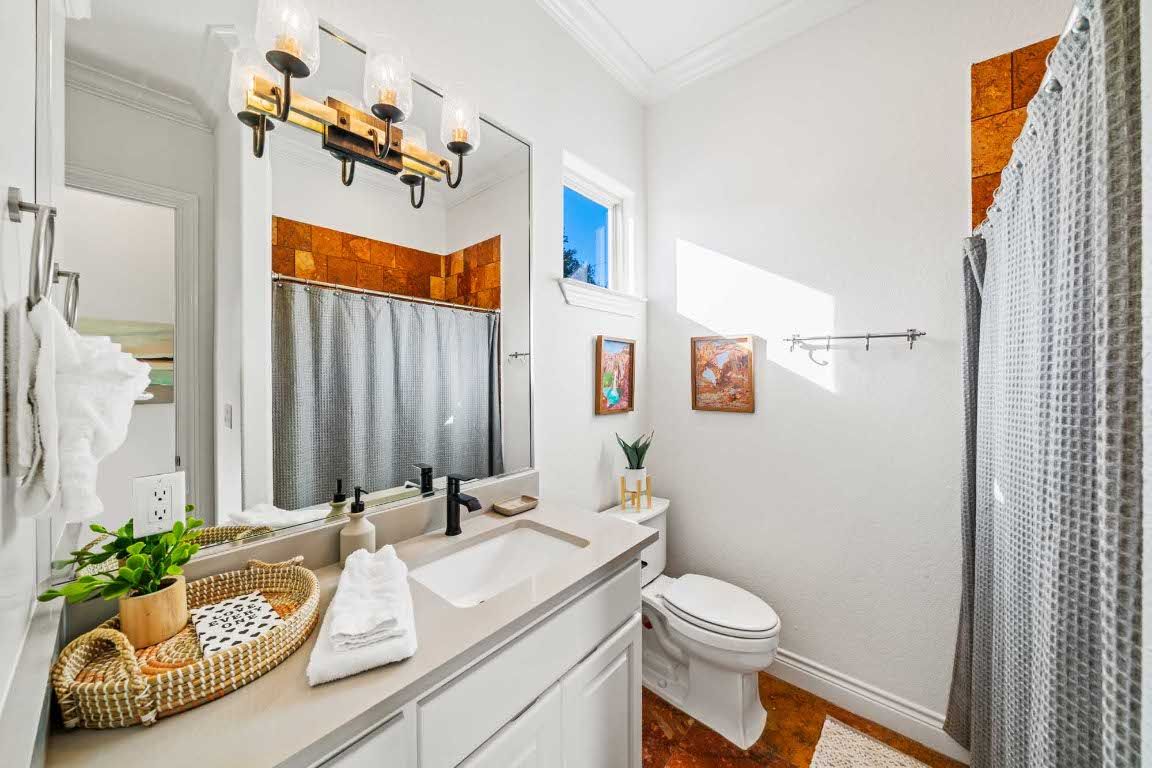 Bathroom, Interior, Wood Texture Flooring