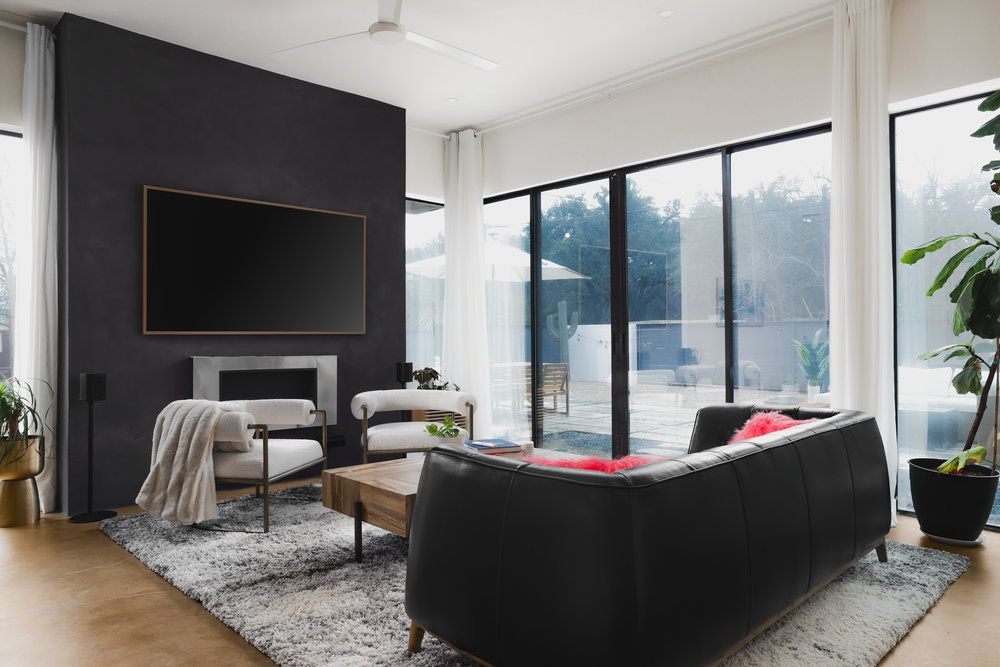 Fireplace, Interior, Living room, Wood Texture Flooring