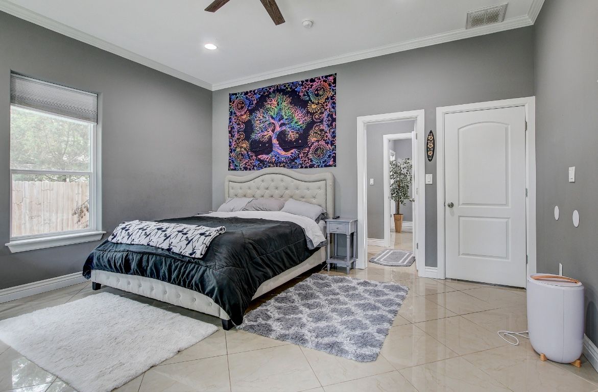 Bedroom, Interior, Recessed Lighting