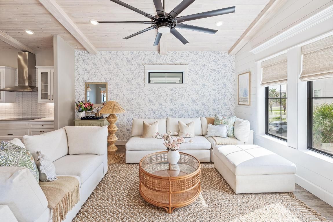 Interior, Kitchen, Living room, Recessed Lighting