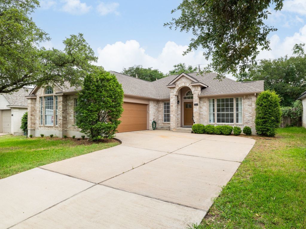 Attached, Backyard, Exterior, Facade, Brick Traditional