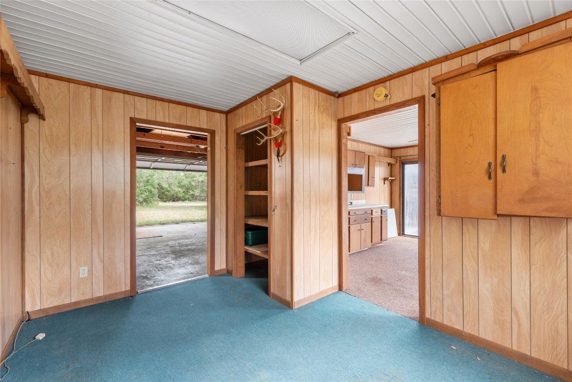 Empty room, Interior, Wooden Walls