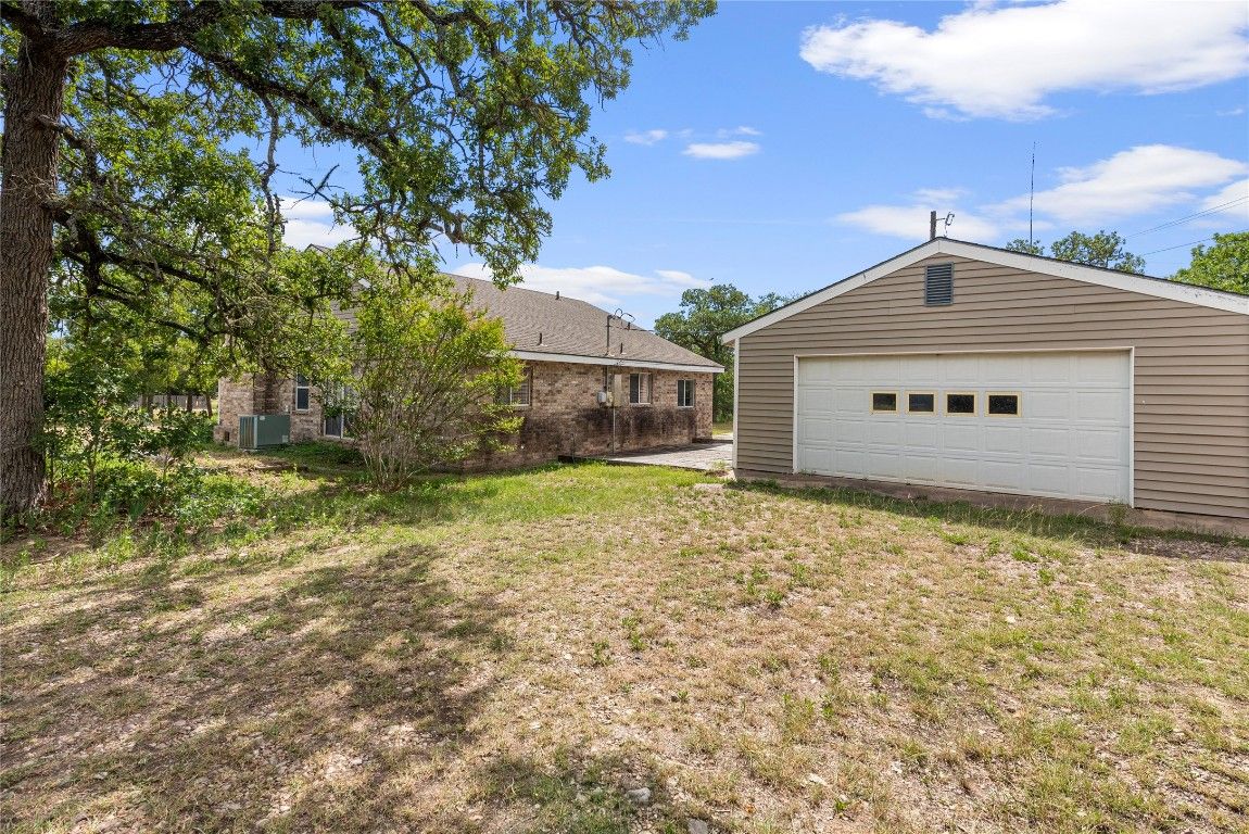 Backyard, Detached Garage, Exterior