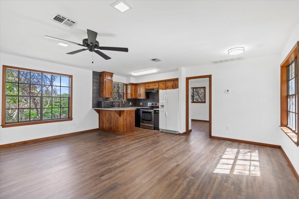 Interior, Kitchen, Wood Texture Flooring