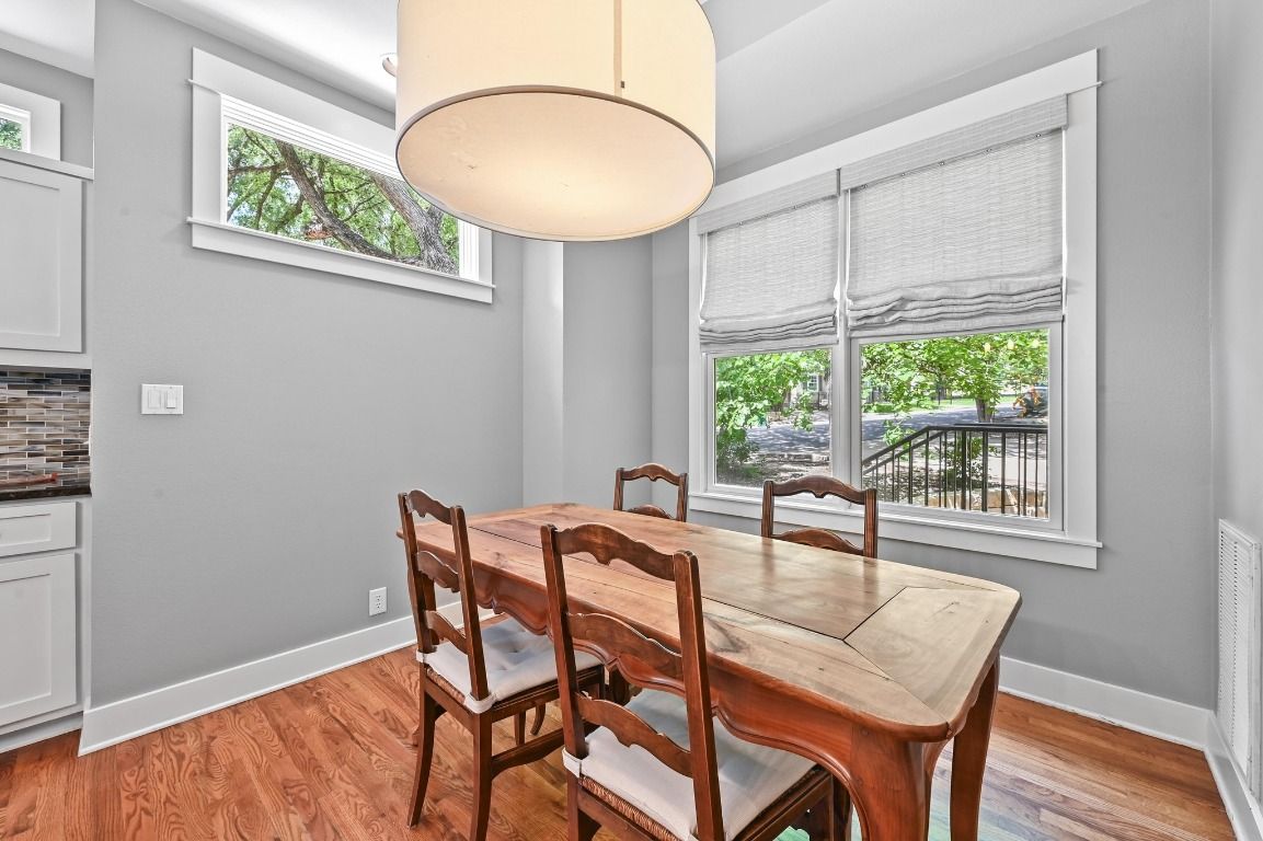 Dining room, Interior, Wood Texture Flooring