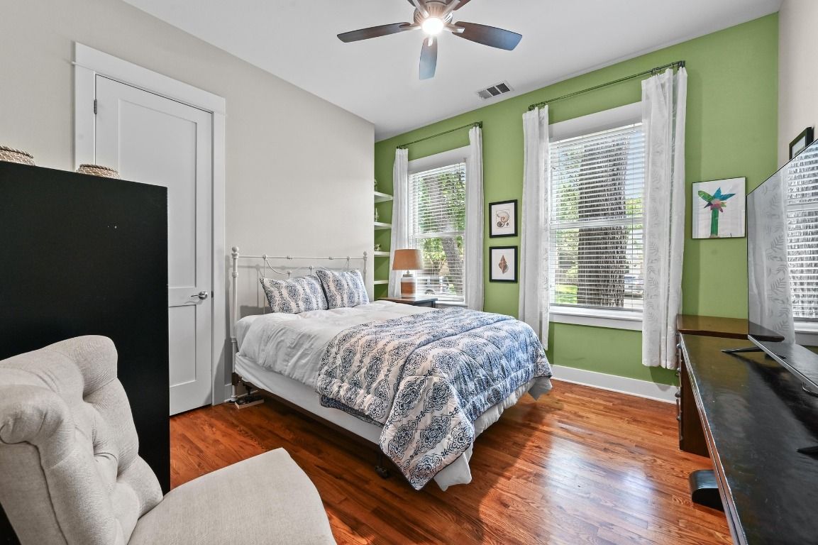 Bedroom, Interior, Wood Texture Flooring