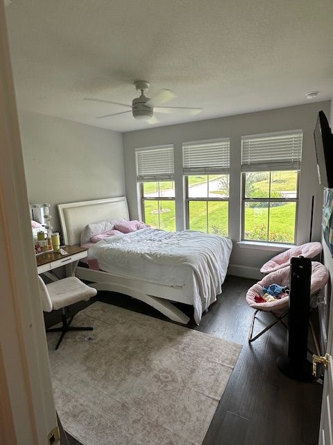 Bedroom, Interior, Wood Texture Flooring