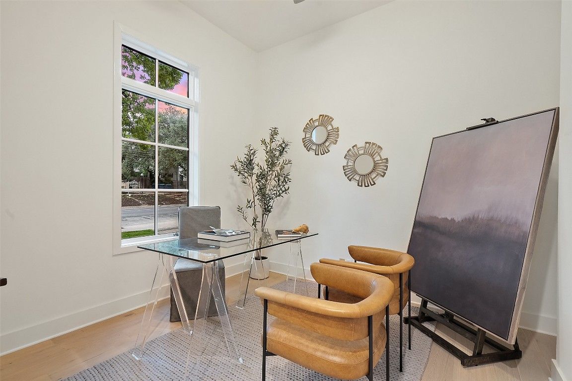Home Office, Interior, Wood Texture Flooring