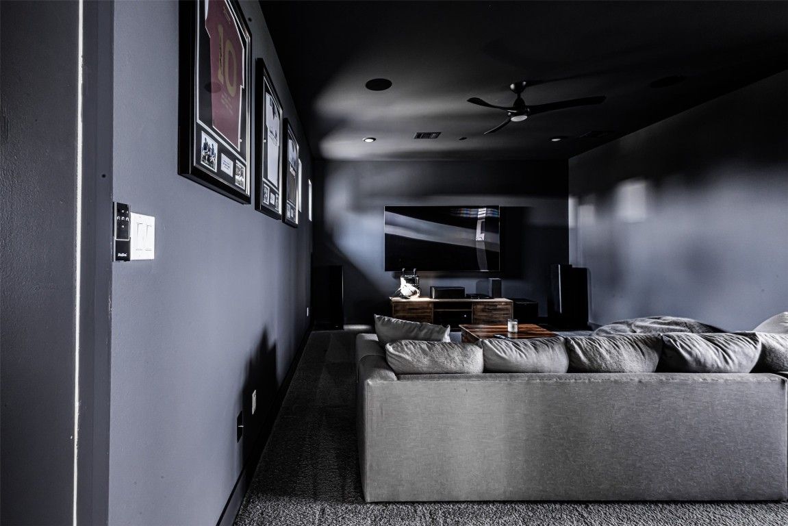 Interior, Living room, Recessed Lighting