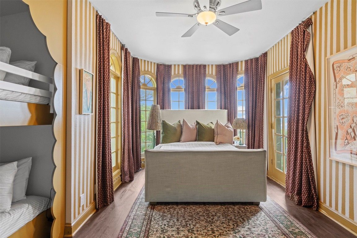 Bedroom, Interior, Wood Texture Flooring
