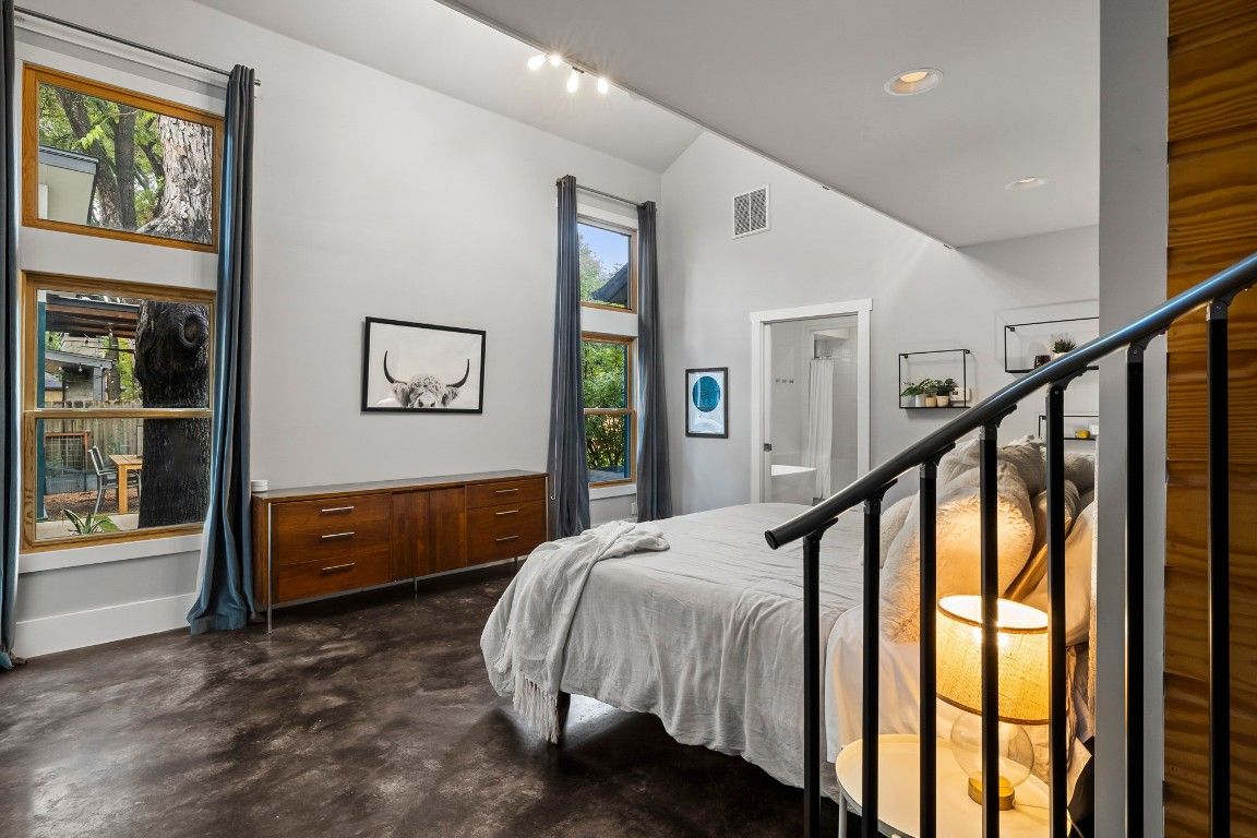 Bedroom, Interior, Recessed Lighting