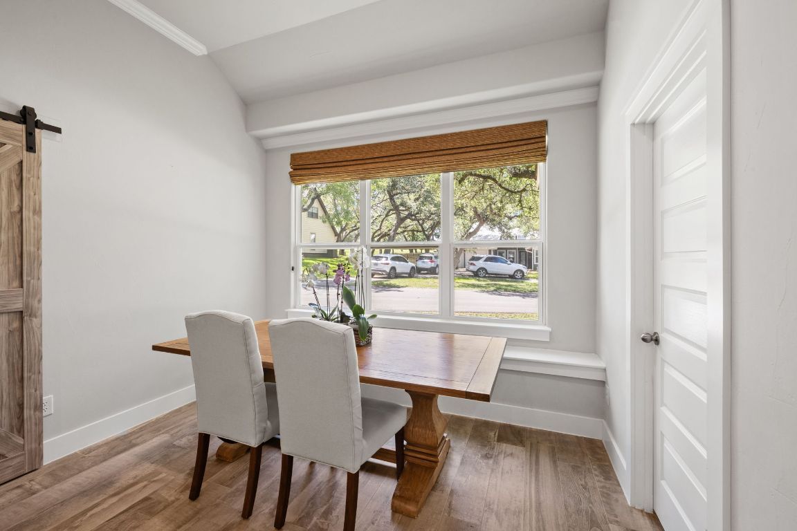 Dining room, Interior, Wood Texture Flooring